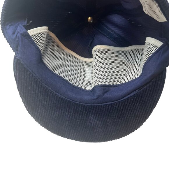 Kloeckner Becorit Vtg Corduroy Trucker Snapback Hat Cap Dad Industrial German - Picture 9 of 9